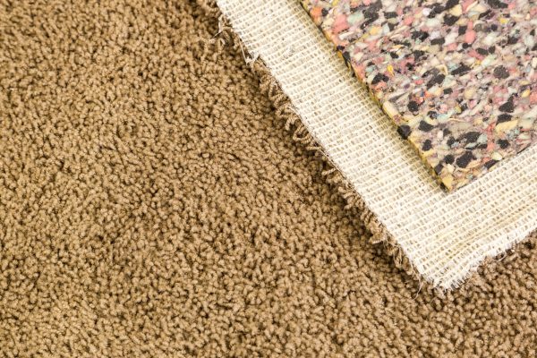 Pulled Back Carpet and Padding In Room Pulled Back Carpet and Padding In Room